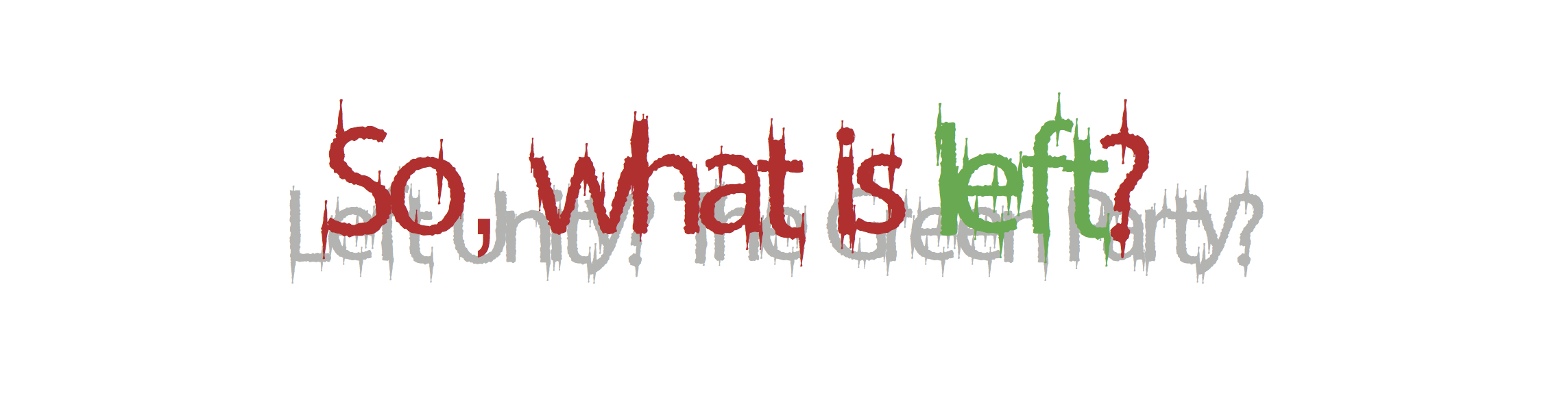 what is left | Chartist Magazine