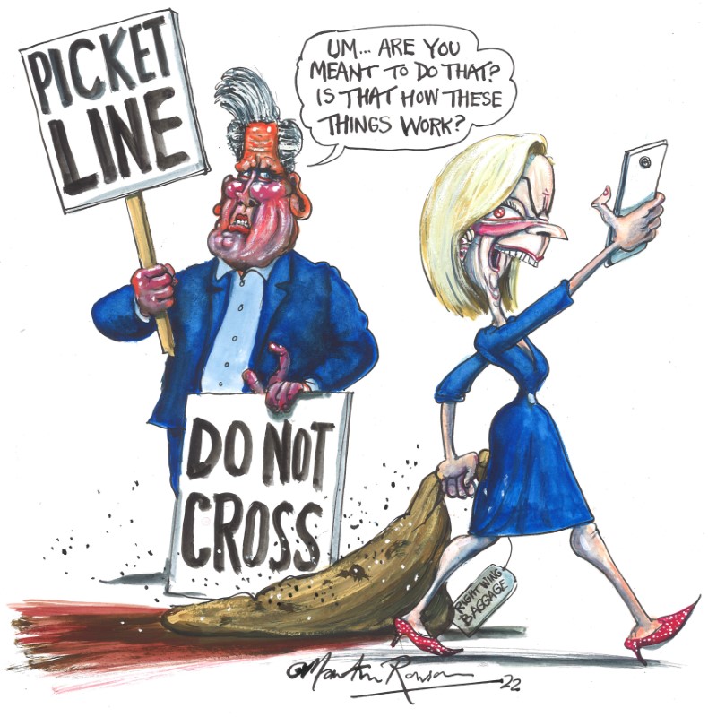 Picket Line Cartoon